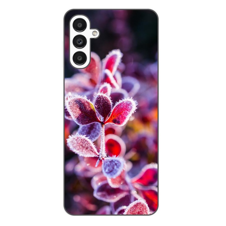Husa compatibila cu Samsung Galaxy A04s Silicon Gel Tpu Model Flori Inghetate