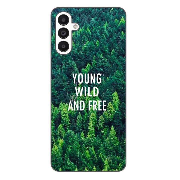 Husa compatibila cu Samsung Galaxy A04S Silicon Gel Tpu Model Wild and Free