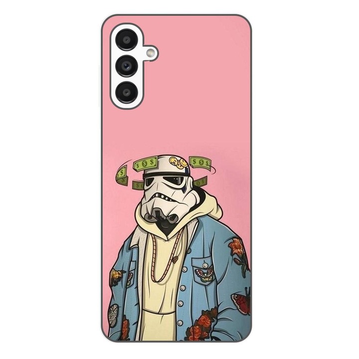 Husa compatibila cu Samsung Galaxy A54 5G Silicon Gel Tpu Model Trooper Money