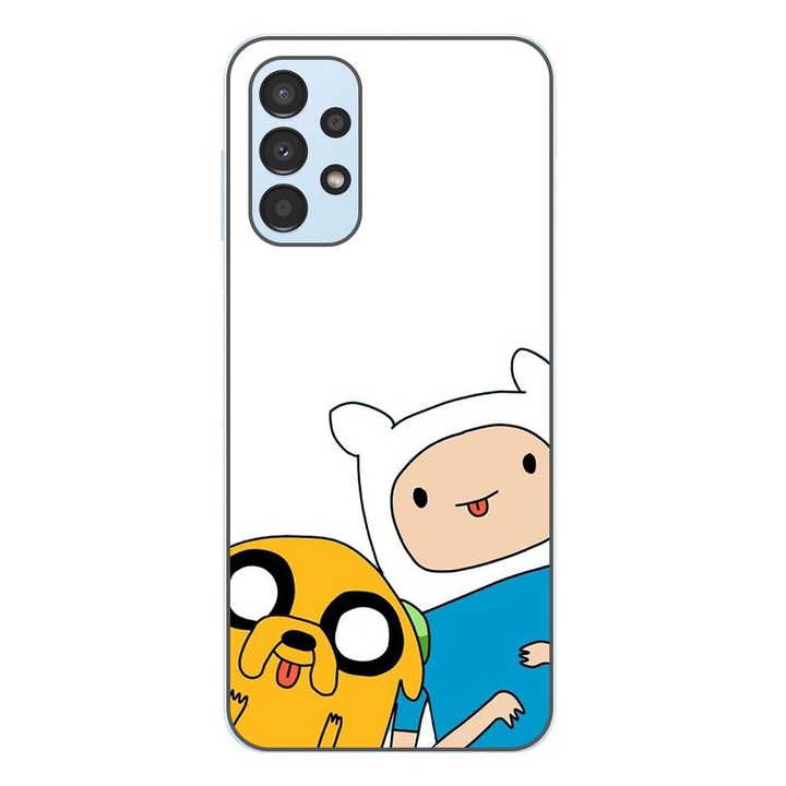Husa compatibila cu Samsung Galaxy A23 4G, A23 5G Silicon Gel Tpu Model Finn and Jake Tongues