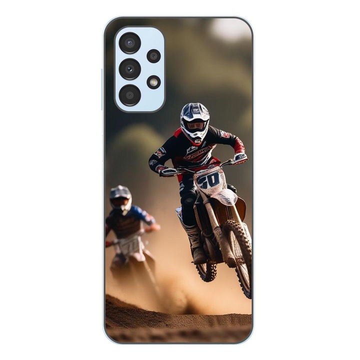 Husa compatibila cu Samsung Galaxy A23 4G, A23 5G Silicon Gel Tpu Model Motocross
