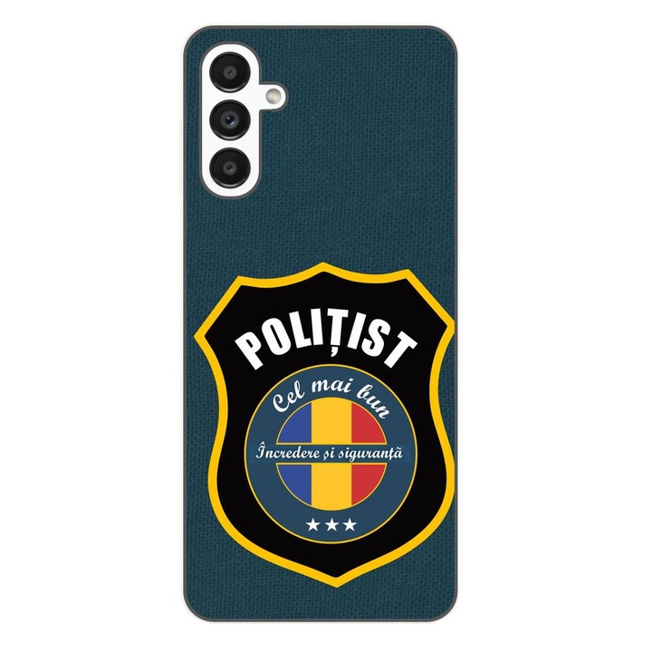 Husa compatibila cu Samsung Galaxy A04s Silicon Gel Tpu Model Politist