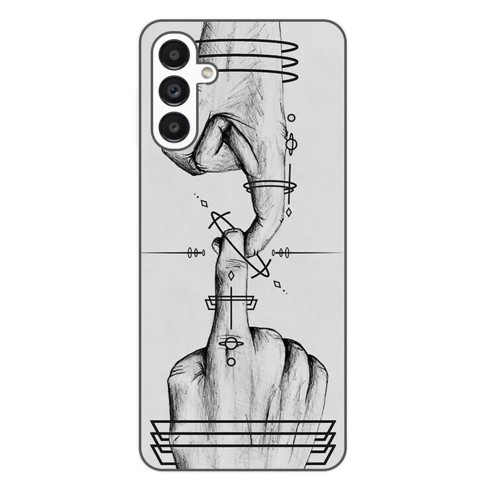 Husa compatibila cu Samsung Galaxy A54 5G Silicon Gel Tpu Model Universe Touch