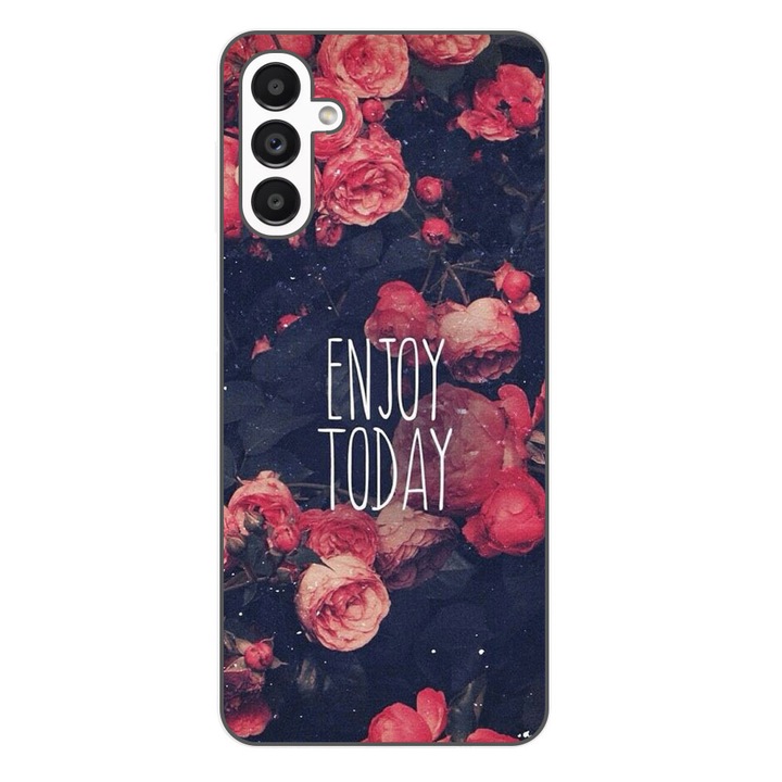 Husa compatibila cu Samsung Galaxy A54 5G Silicon Gel Tpu Model Enjoy Today