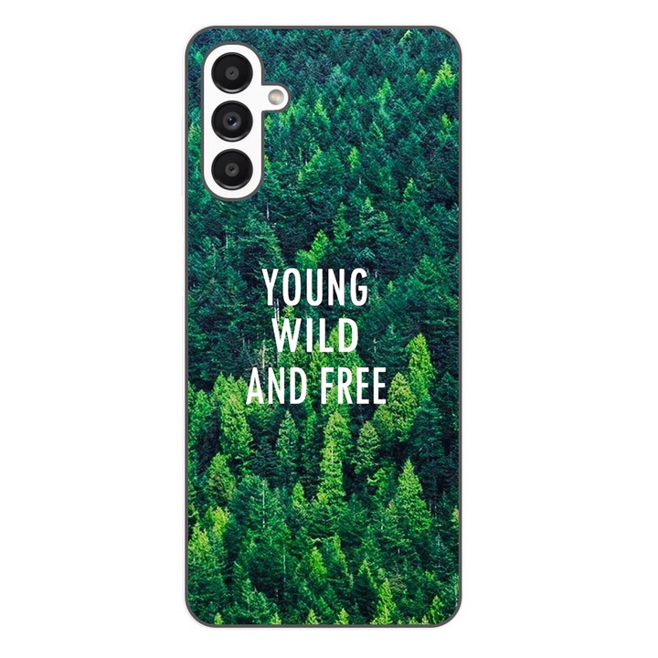 Калъф, съвместим с модел Samsung Galaxy A14 4G 5G Silicon Gel Tpu Wild and Free