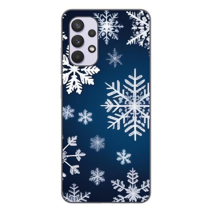 Husa compatibila cu Samsung Galaxy A32 4G Silicon Gel Tpu Model Fulgi de Nea