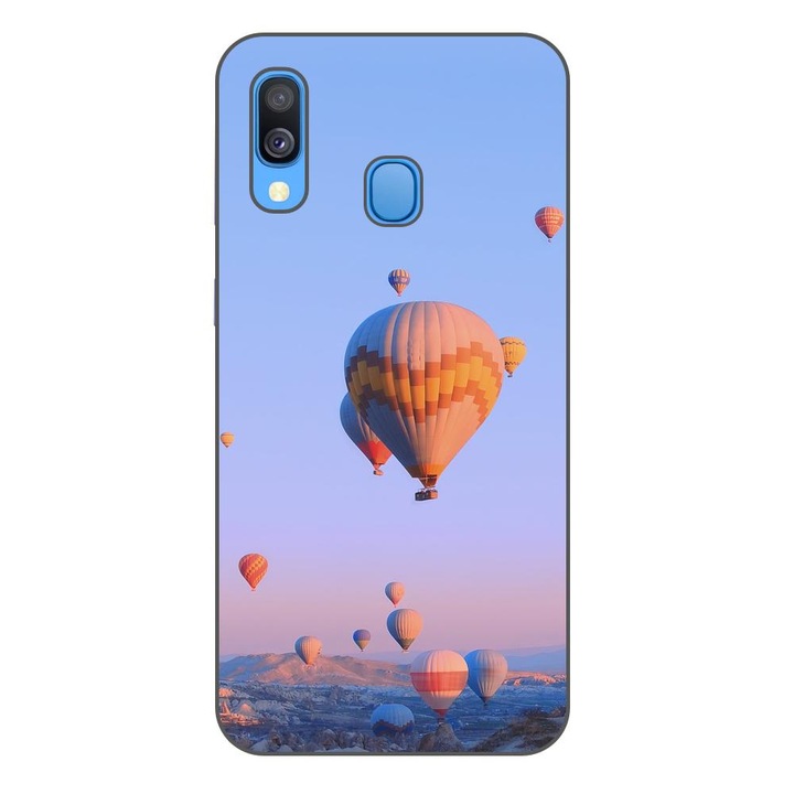 Husa compatibila cu Samsung Galaxy A40 Silicon Gel Tpu Model Baloane cu Aer