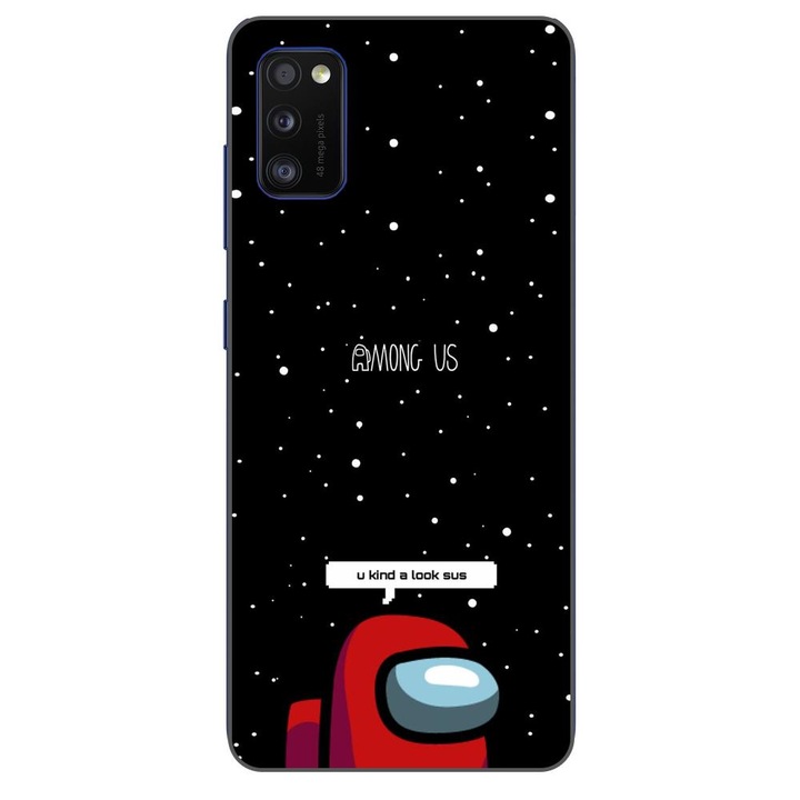 Husa compatibila cu Samsung Galaxy A41 Silicon Gel Tpu Model Among Us