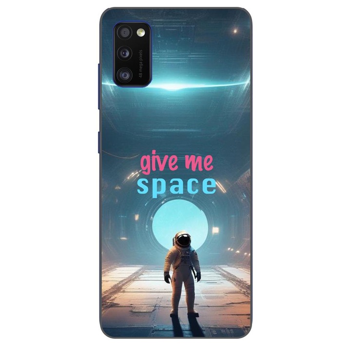 Husa compatibila cu Samsung Galaxy A41 Silicon Gel Tpu Model Give Me Space