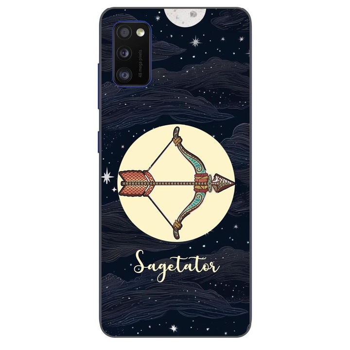 Husa compatibila cu Samsung Galaxy A41 Silicon Gel Tpu Model Horoscop Sagetator