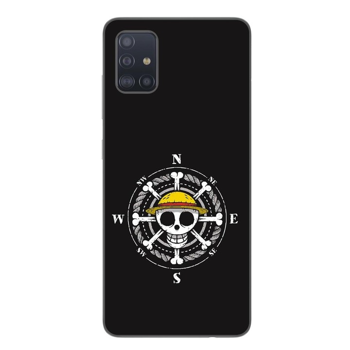 Husa compatibila cu Samsung Galaxy A71 Silicon Gel Tpu Model One Piece Logo