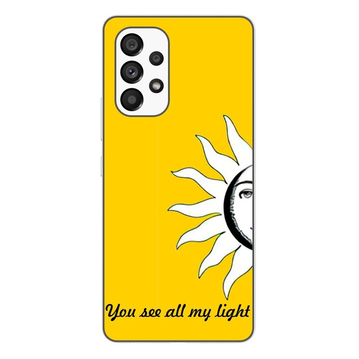 Калъф, съвместим с модел Samsung Galaxy A53 5G Silicon Gel Tpu Couples Sun