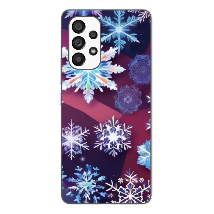 Калъф, съвместим с модел Samsung Galaxy A53 5G Silicon Gel Tpu Ice Flakes