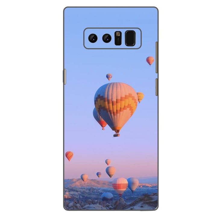 Husa compatibila cu Samsung Galaxy Note 8 Silicon Gel Tpu Model Baloane cu Aer