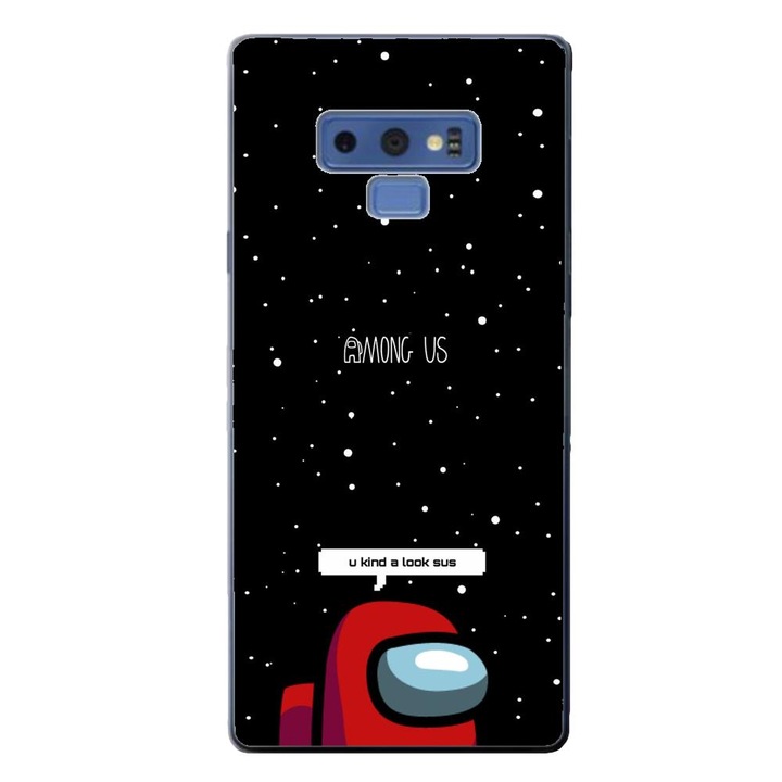 Капак, съвместим с Samsung Galaxy Note 9 Silicon Gel Tpu Model Among Us