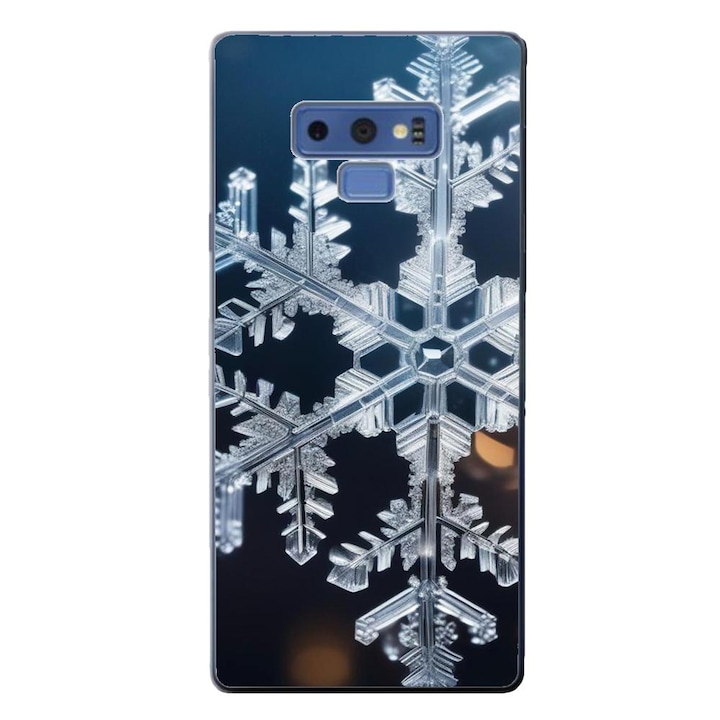 Калъф, съвместим със Samsung Galaxy Note 9 Silicon Gel Tpu Модел Big Snowflake
