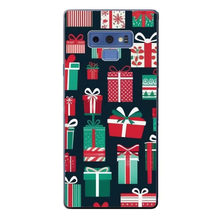 Калъф, съвместим със силиконов гел Tpu модел Samsung Galaxy Note 9 Шарка за коледни подаръци