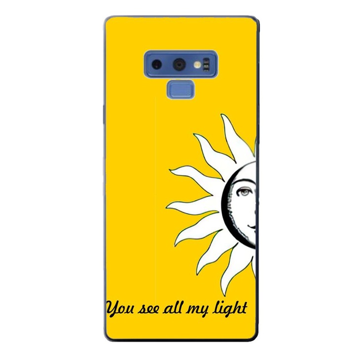 Husa compatibila cu Samsung Galaxy Note 9 Silicon Gel Tpu Model Cupluri Soarele