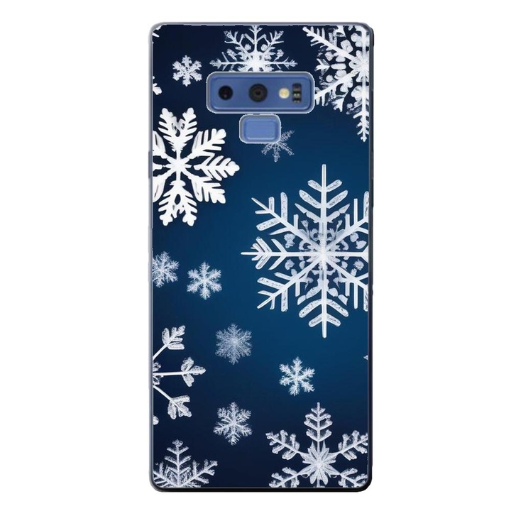 Калъф, съвместим с Samsung Galaxy Note 9 Silicone Gel Tpu Модел Snowflake