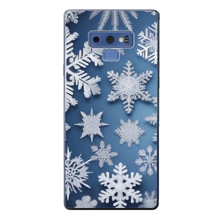 Калъф, съвместим с Samsung Galaxy Note 9 Silicone Gel Tpu Модел Snowflake