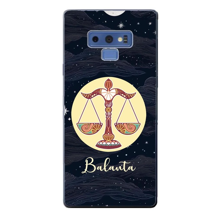 Калъф, съвместим със Samsung Galaxy Note 9 Silicon Gel Tpu Модел Хороскоп Везни