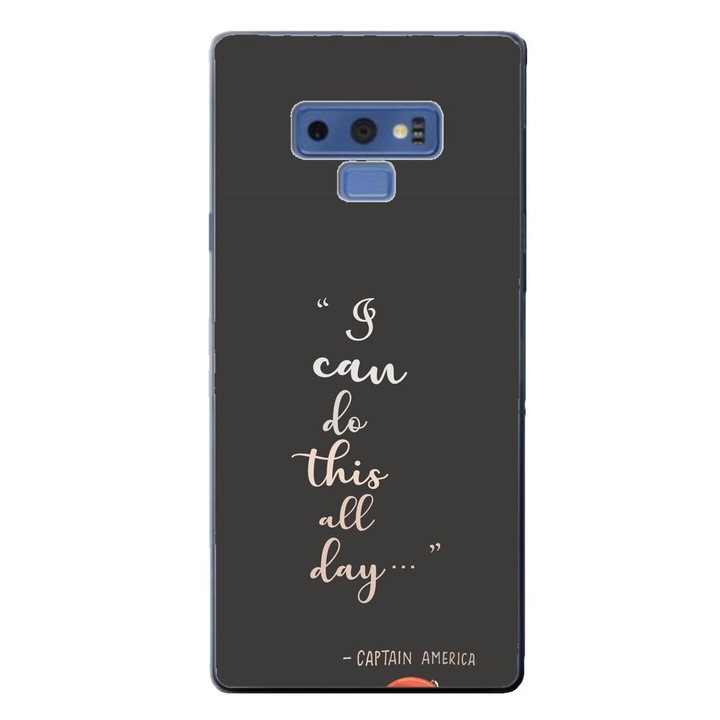 Калъф, съвместим със силиконов гел Tpu модел Samsung Galaxy Note 9 Съобщение Мога да правя това цял ден