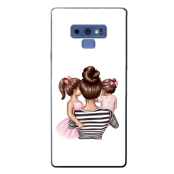 Husa compatibila cu Samsung Galaxy Note 9 Silicon Gel Tpu Model Mom and Girls