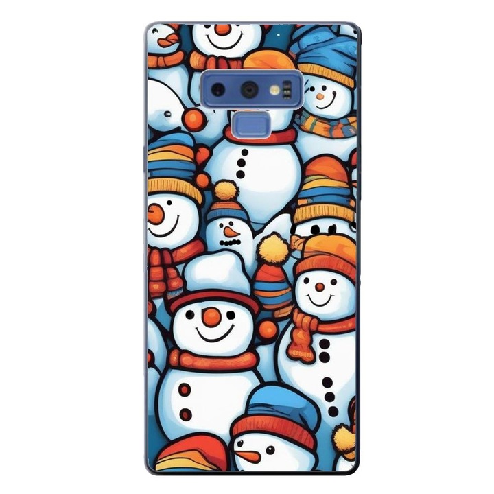 Husa compatibila cu Samsung Galaxy Note 9 Silicon Gel Tpu Model Snowman Pattern