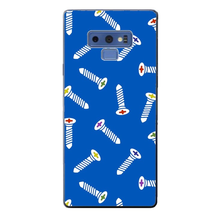 Капак, съвместим с шаблон на винтове на модела Samsung Galaxy Note 9 Silicon Gel Tpu