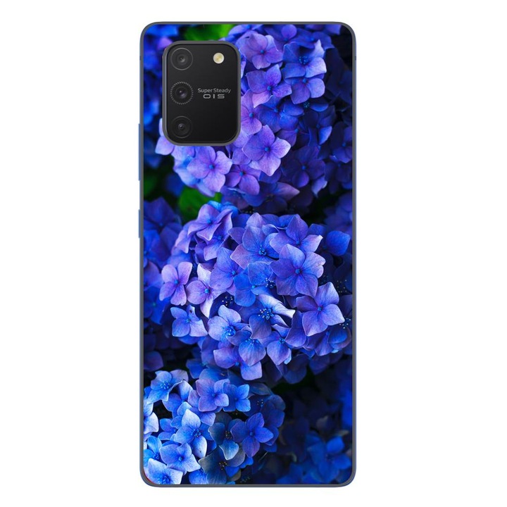 Капак, съвместим с Samsung Galaxy S10 Lite Silicone Gel Tpu Hydrangea Model