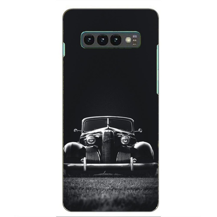 Капак, съвместим с Samsung Galaxy S10 Plus Silicon Gel Tpu Модел Old Car