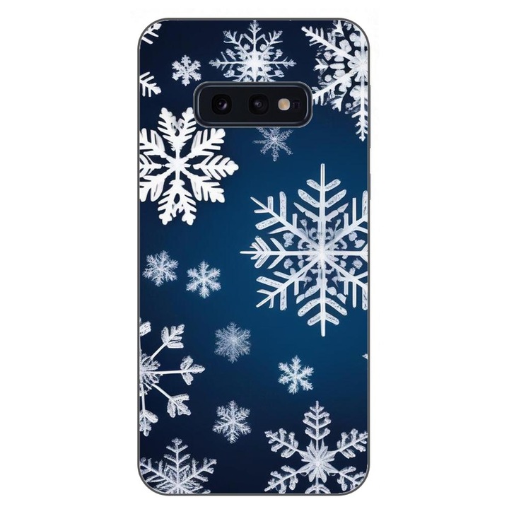 Husa compatibila cu Samsung Galaxy S10e Silicon Gel Tpu Model Fulgi de Nea