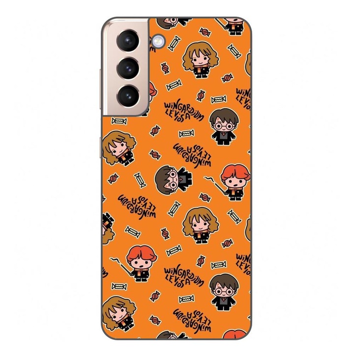 Husa compatibila cu Samsung Galaxy S21 FE Silicon Gel Tpu Model Harry Potter Wingardium Leviosa