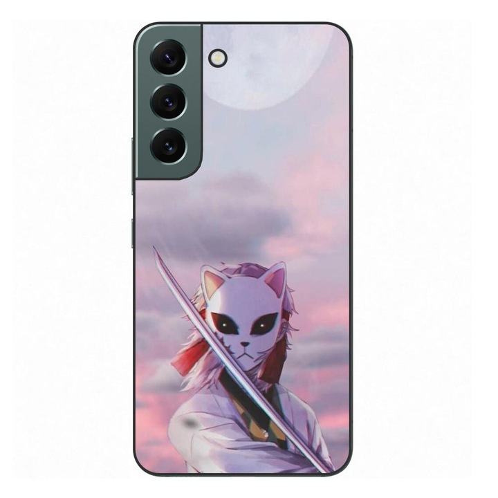 Husa compatibila cu Samsung Galaxy S22+ Plus Silicon Gel Tpu Model Demon Slayer Sabito