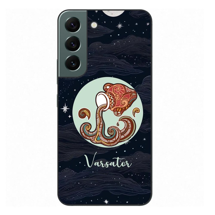 Husa compatibila cu Samsung Galaxy S22+ Plus Silicon Gel Tpu Model Horoscop Varsator