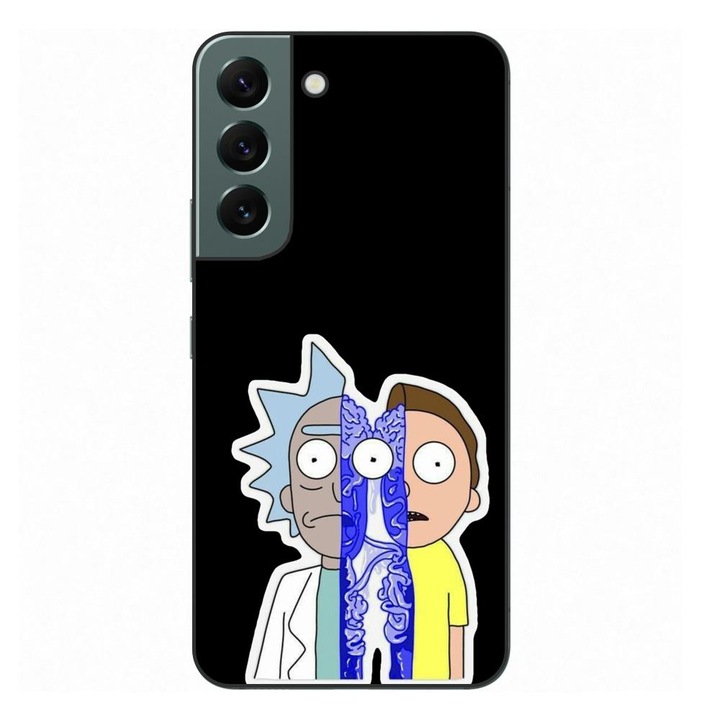 Husa compatibila cu Samsung Galaxy S22+ Plus Silicon Gel Tpu Model Rick And Morty Connected
