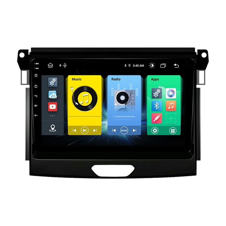 Мултимедия с навигация ZT, за FORD RANGER 2016-2019 - 9'' НАВИГАЦИЯ, 4+2+16, 9238