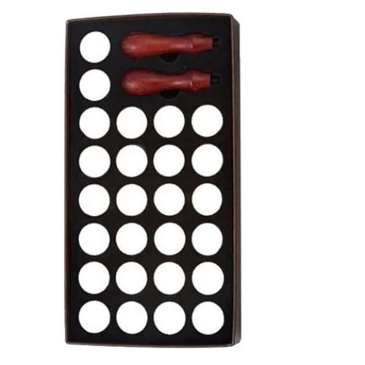 Set 26 sigilii ceara, Retro Map, multicolor, pentru scrapbooking si sigilare