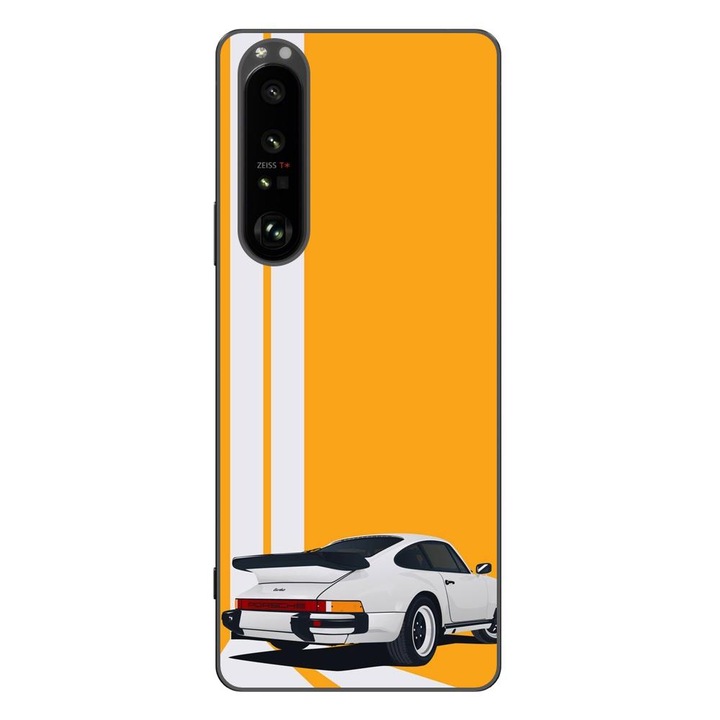 Капак, съвместим с модел Sony Xperia 1 III Silicon Gel Tpu Porsche 911 Turbo