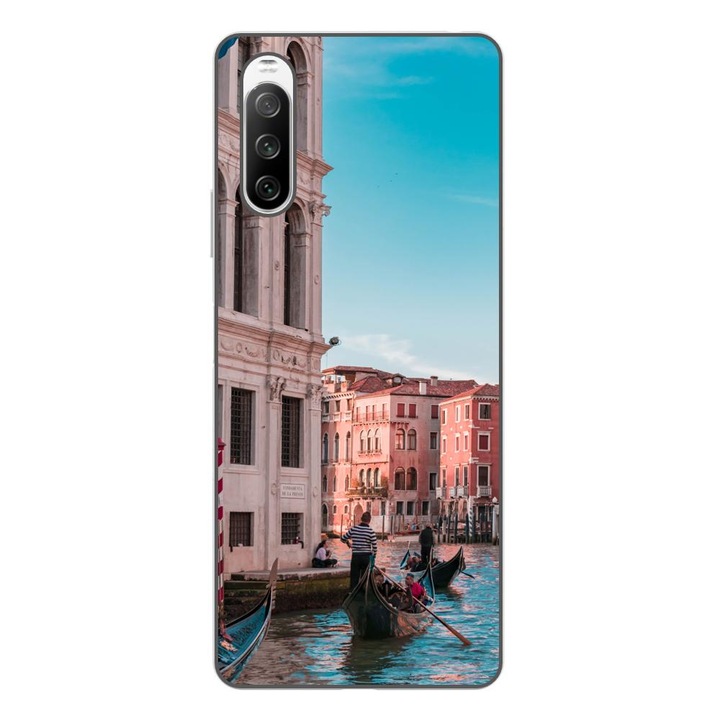 A burkolat kompatibilis a Sony Xperia 10 III Silicon Gel Tpu Model Venice modellel