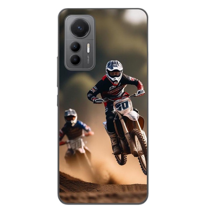 Покритие, съвместимо с Xiaomi 12 Lite Silicone Gel Tpu Motocross Model