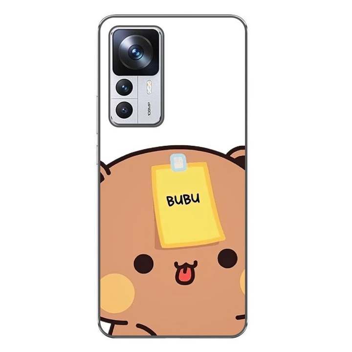 Кейс съвместим с Xiaomi 12T, 12T Pro Silicon Gel Tpu Модел Bubu