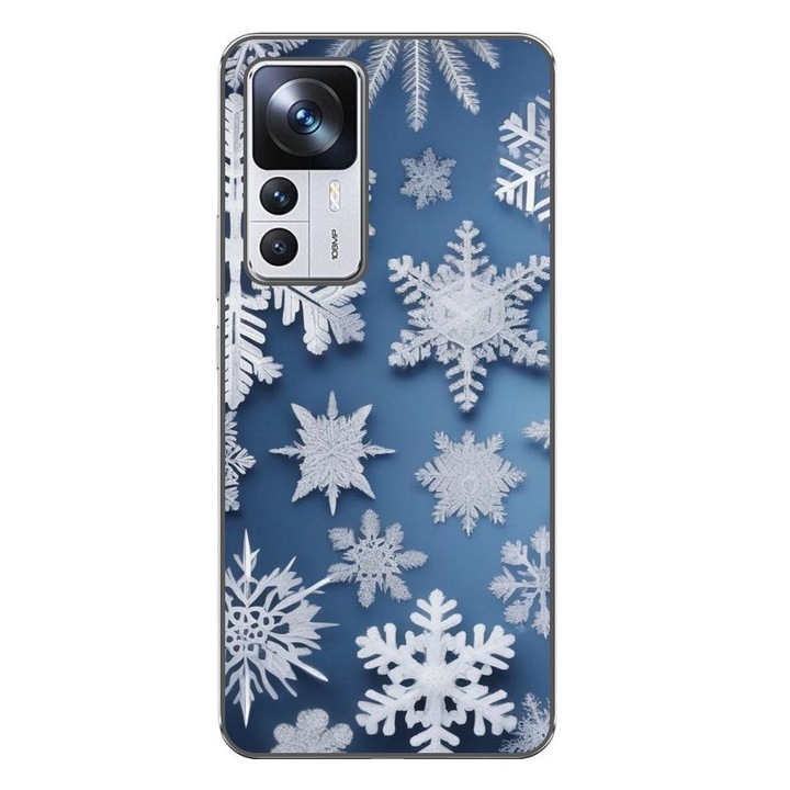 Husa compatibila cu Xiaomi 12T, 12T Pro Silicon Gel Tpu Model Fulgi de Zapada
