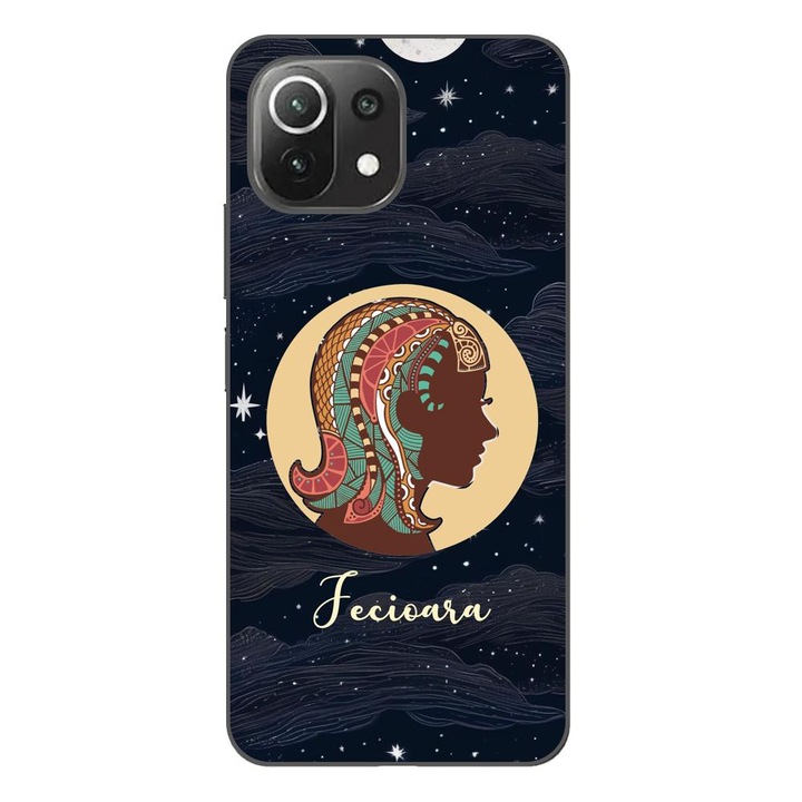 Husa compatibila cu Xiaomi Mi 11 Lite, Mi 11 Lite 5G Silicon Gel Tpu Model Horoscop Fecioara