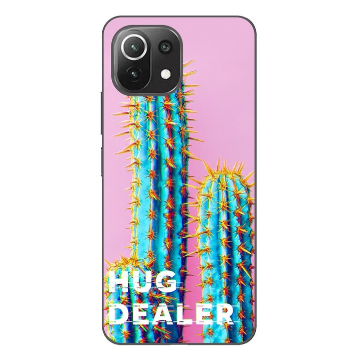 Husa compatibila cu Xiaomi Mi 11 Lite, Mi 11 Lite 5G Silicon Gel Tpu Model Mesaj Hug Dealer