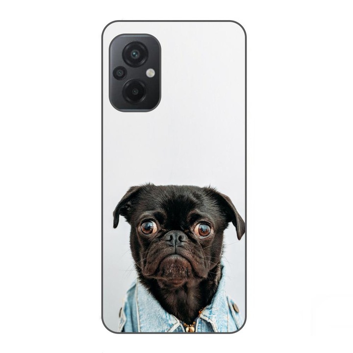 Husa compatibila cu Xiaomi Poco M5 Silicon Gel Tpu Model Pug Fashion