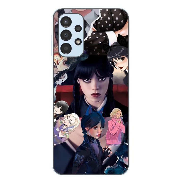 Husa compatibila cu Samsung Galaxy A23 4G, A23 5G Silicon Gel Tpu Model Colaj Scene din Film