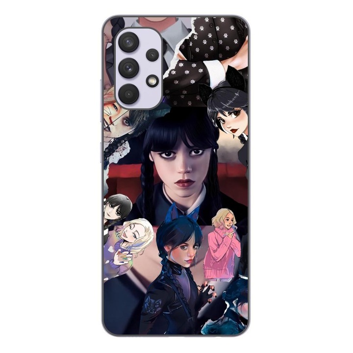 Husa compatibila cu Samsung Galaxy A32 5G Silicon Gel Tpu Model Colaj Scene din Film