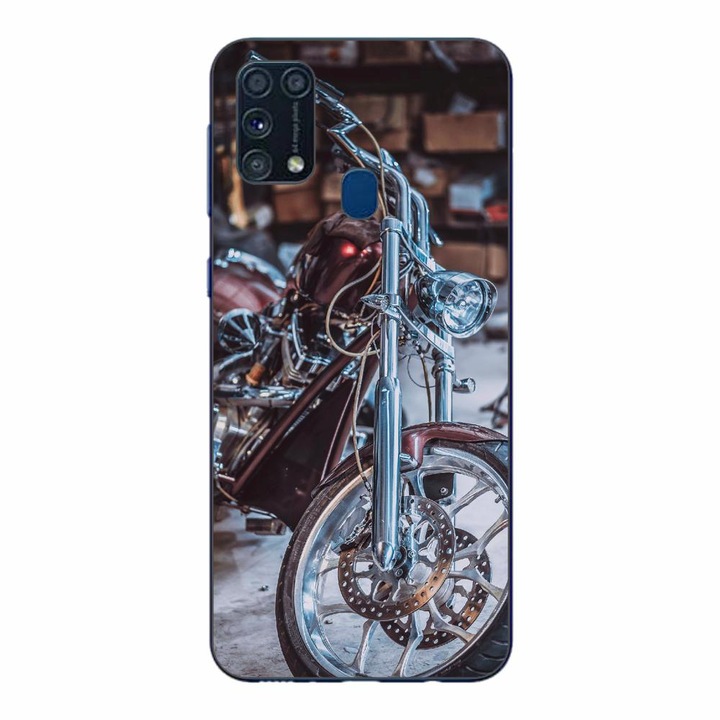 Husa compatibila cu Samsung Galaxy M21S, M31 Silicon Gel Tpu Model Harley Garage