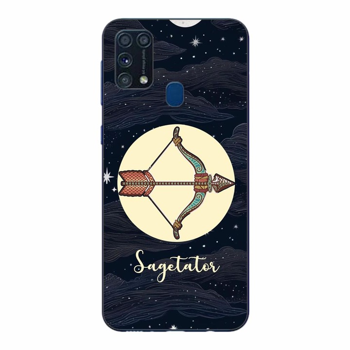 Husa compatibila cu Samsung Galaxy M21S, M31 Silicon Gel Tpu Model Horoscop Sagetator